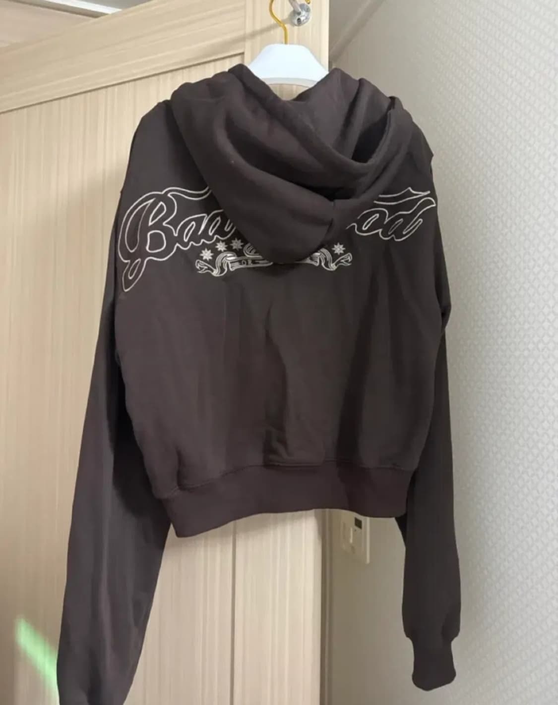 배드블러드 미스틱 캡슐 후드집업 브라운 상품이미지7