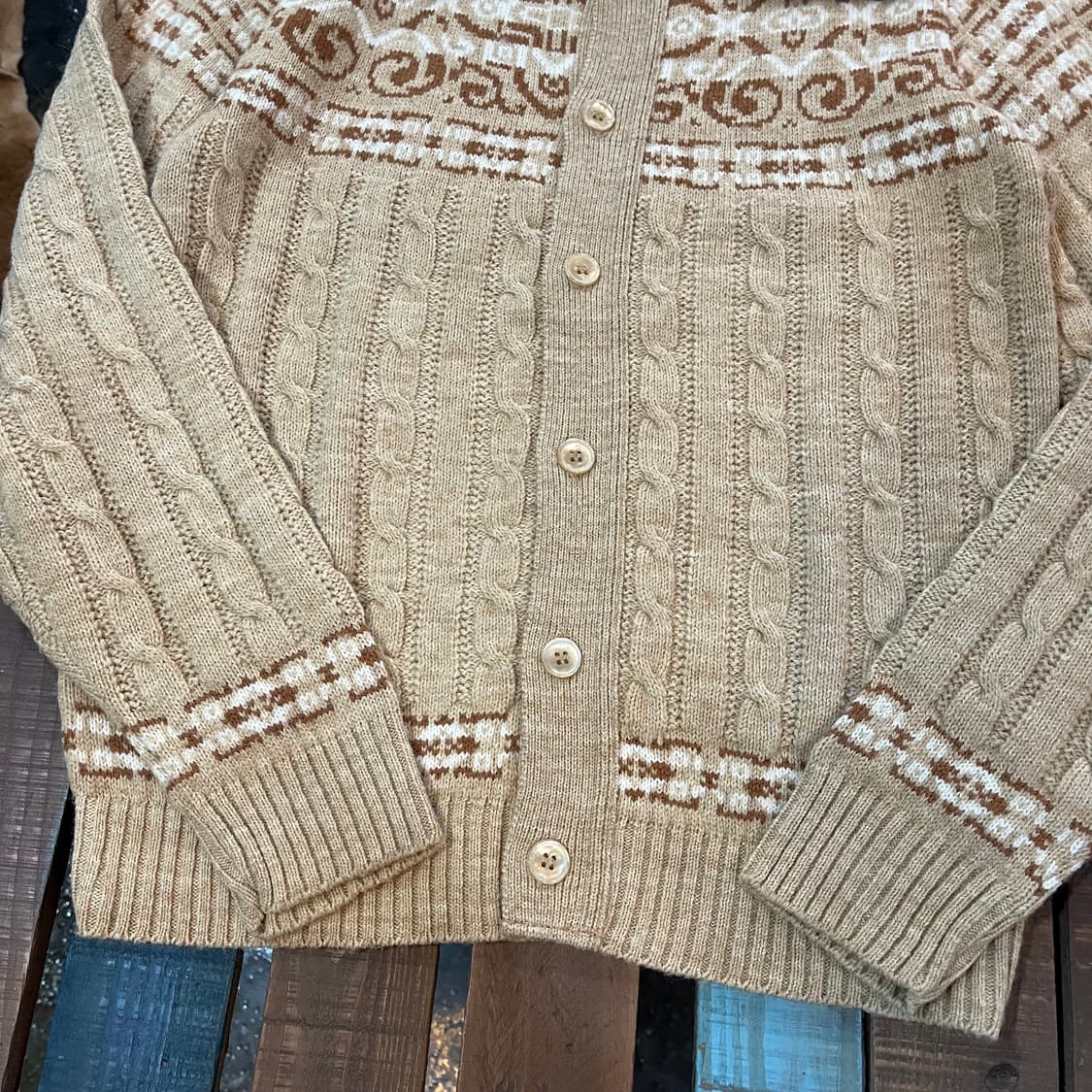 7~80s Jantzen US 빈티지 니트 가디건 상품이미지3