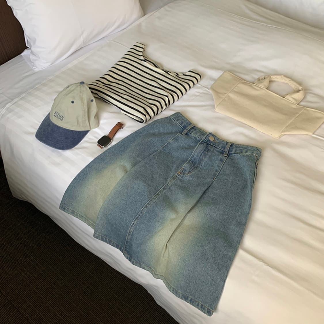 baon 청치마 S 새상품 상품이미지3