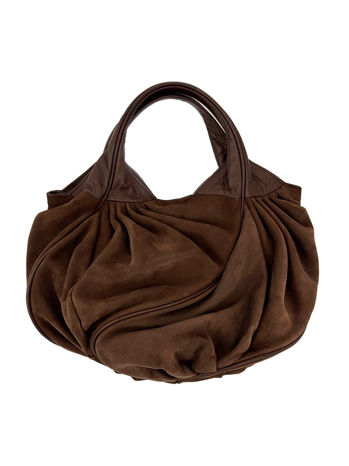 i ro se Suede Gathered Mini Bag 상품이미지4