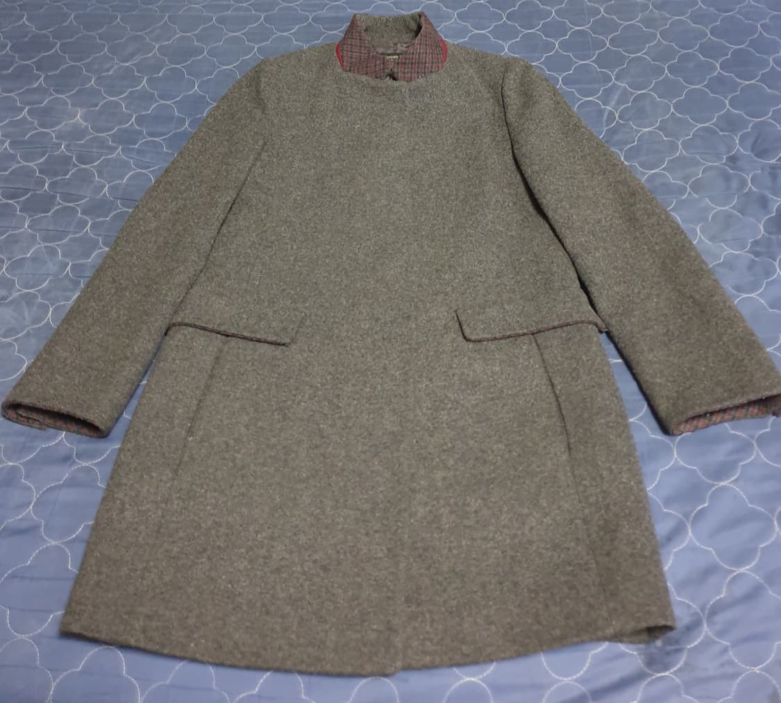 (협업제품) 케네스레이디 바이 린 울 미디코트 그레이 (55) 상품이미지1