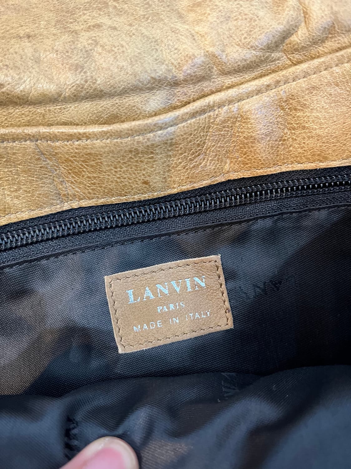 LANVIN 랑방 리얼레더 숄더백 크로스백 Made in ITALY 상품이미지6