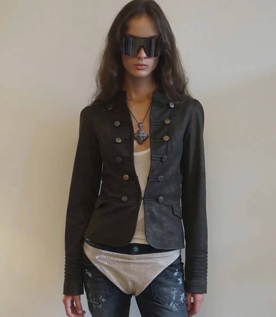 스컬프터 Brass Napoleon Jacket Khaki S size 상품이미지1