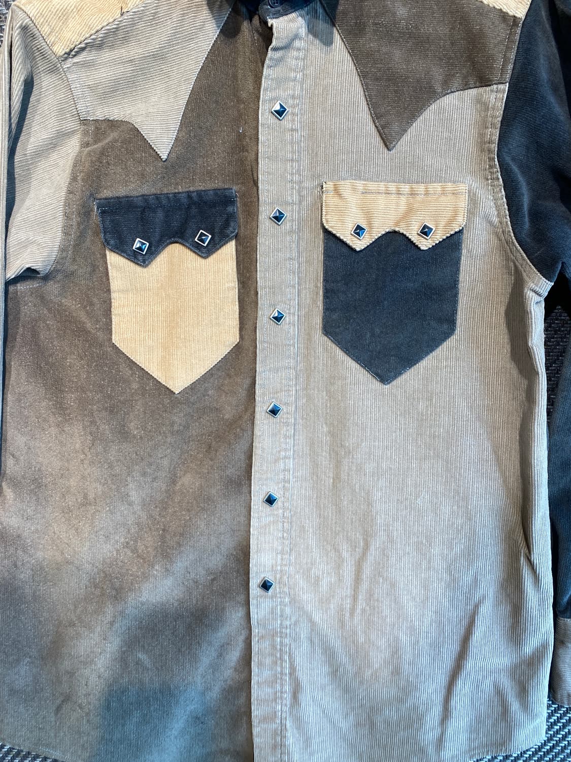 트루웨스트 코듀로이 웨스턴 셔츠 made in U.S.A 상품이미지4