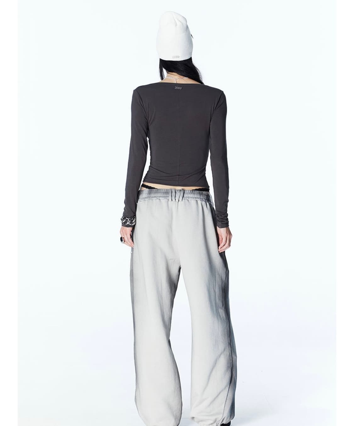 2000아카이브스 롱슬리브 차콜 상품이미지2