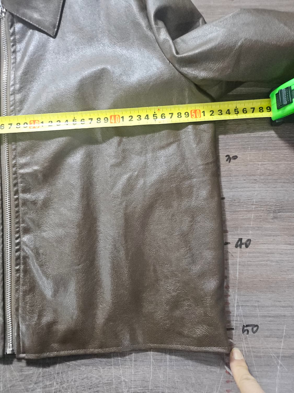 브라운 크롭집업자켓  f 상품이미지5