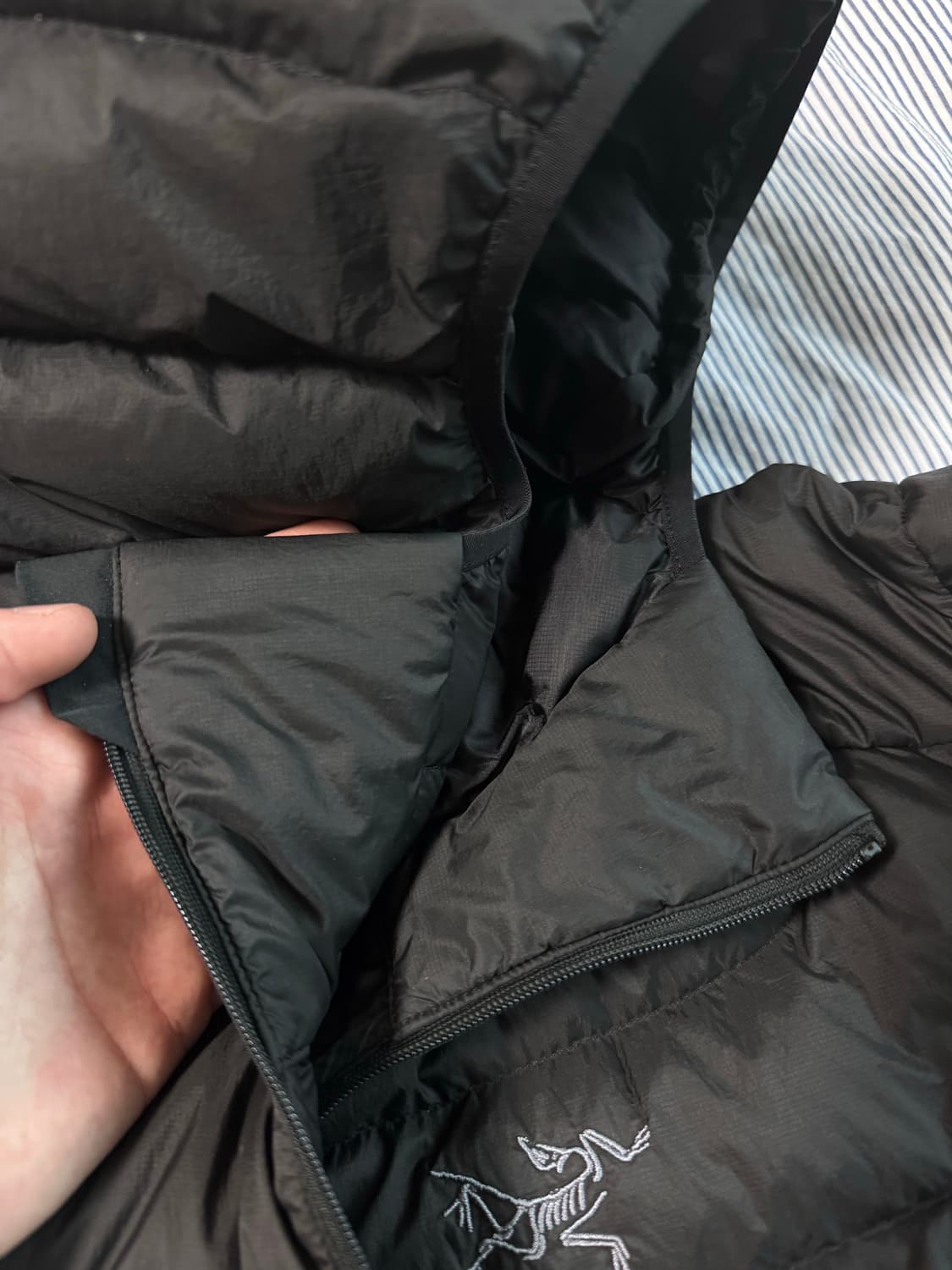 (S급) 아크테릭스 세륨 후디 블랙  상품이미지5