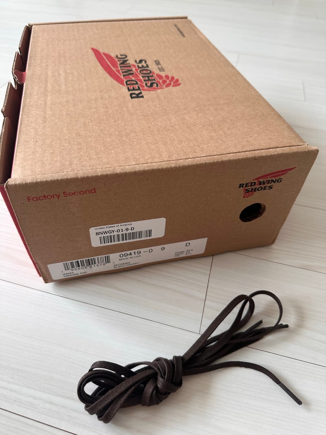 레드윙 9419 벡맨 블랙체리 270mm 상품이미지8