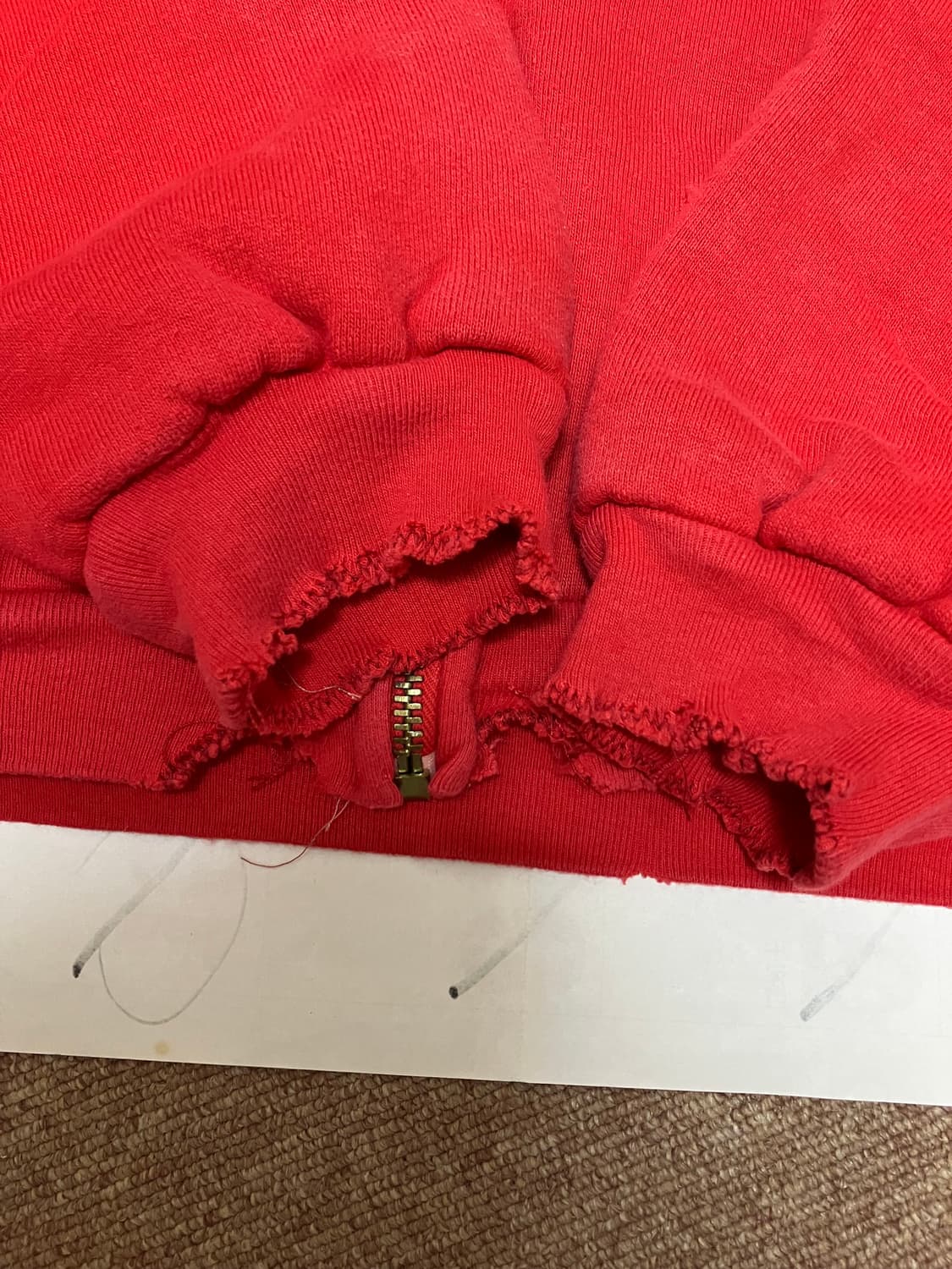 25aw 빈티지 스웻 후드집업 상품이미지5