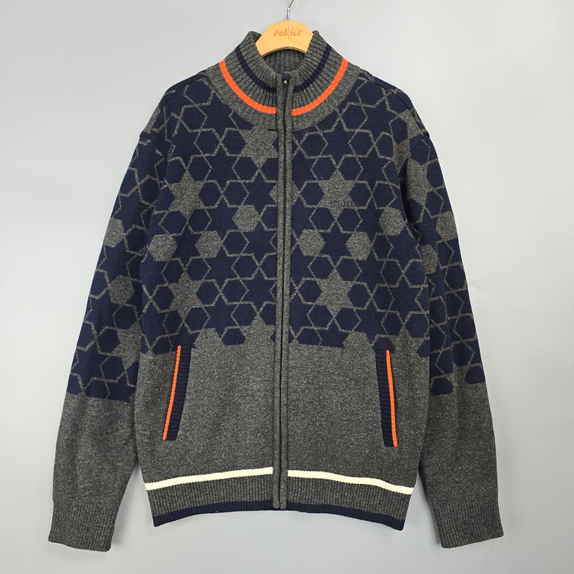 JDX 울 혼방 방풍 집업 가디건 100 상품이미지1