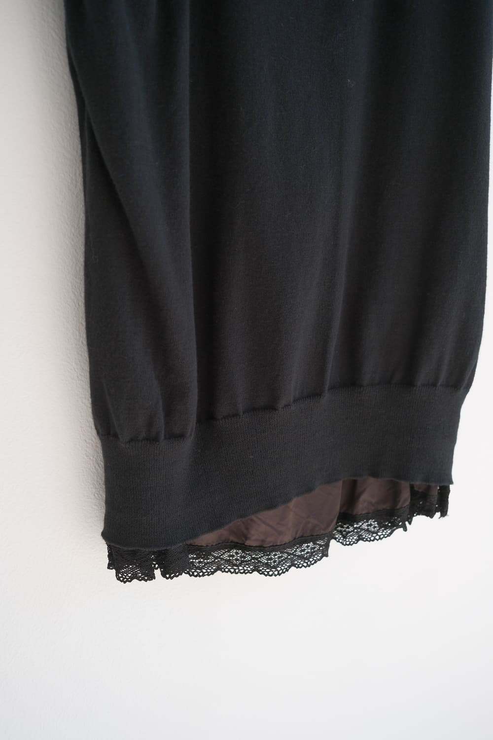 Lace slip layered knitted sleeveless loo 상품이미지7