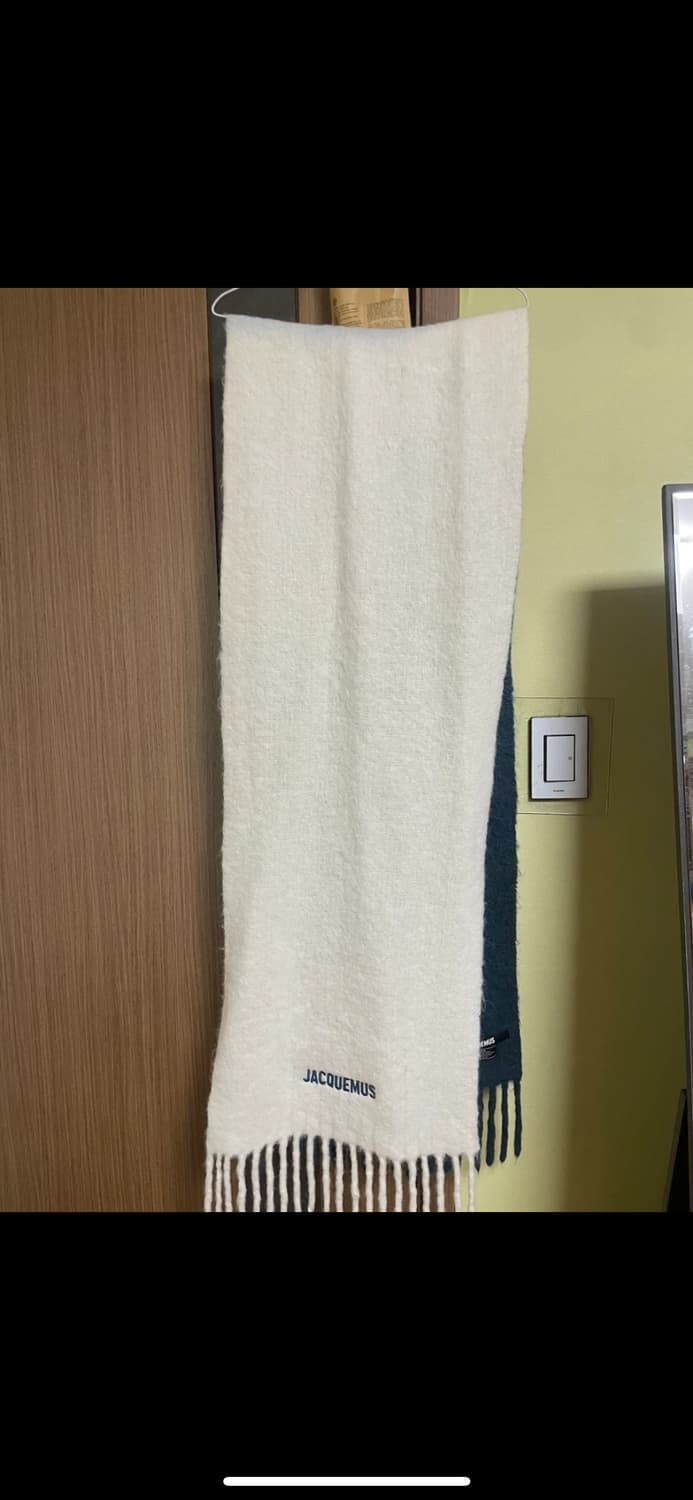 자크뮈스 멀티컬러 머플러 네이비 상품이미지6