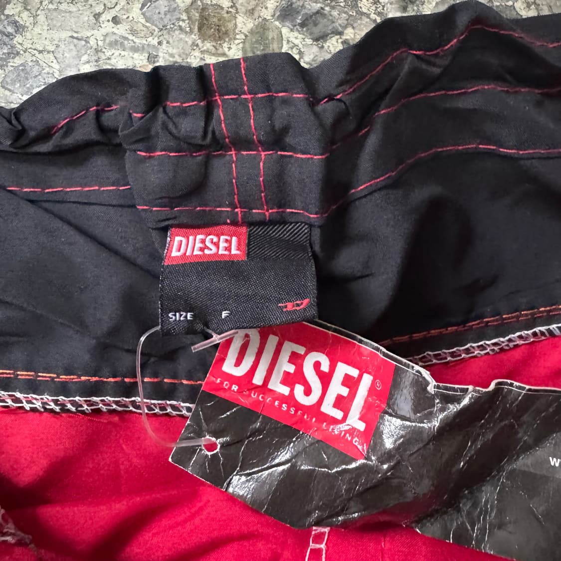 [F] Diesel 디젤 스트링 나일론 8부 팬츠 상품이미지9