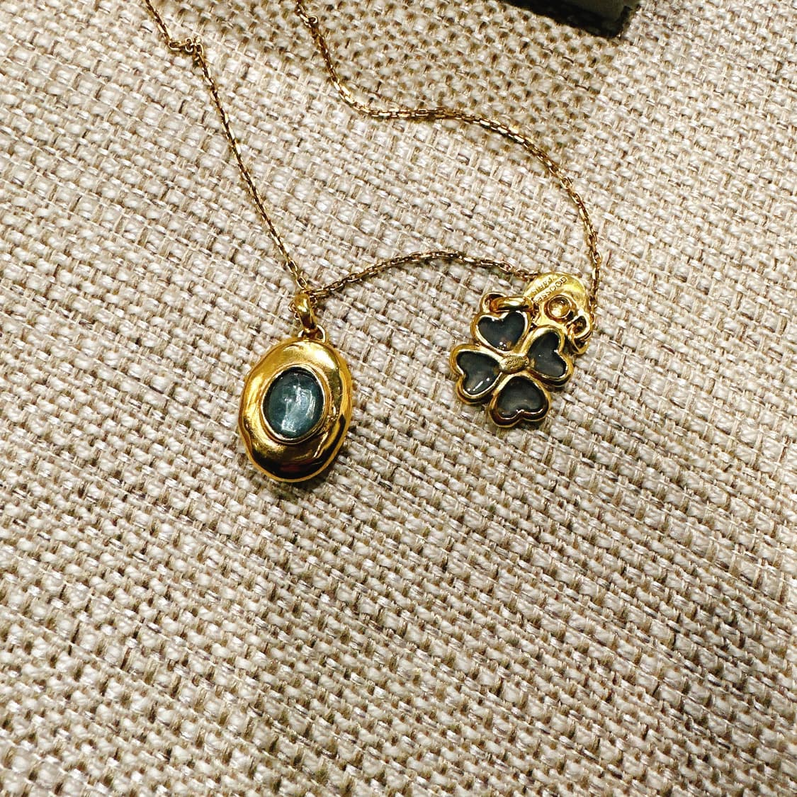 구센스 여성 클로버 메달 목걸이 상품이미지3