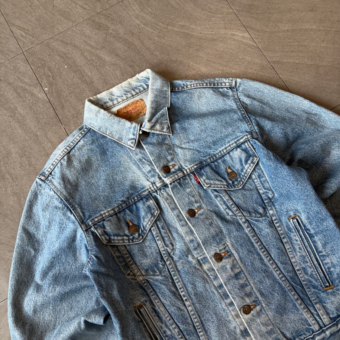 90s 90년대 미국 생산 리바이스 데님 자켓  상품이미지2