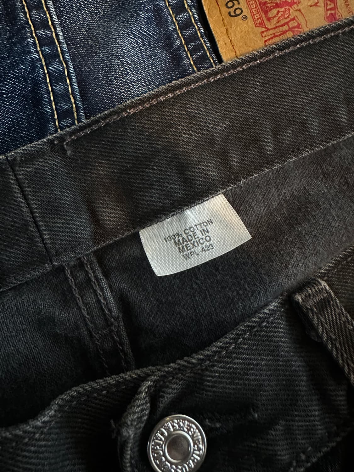 90-00s Levi’s 501 블랙 데님 팬츠 w30 상품이미지4