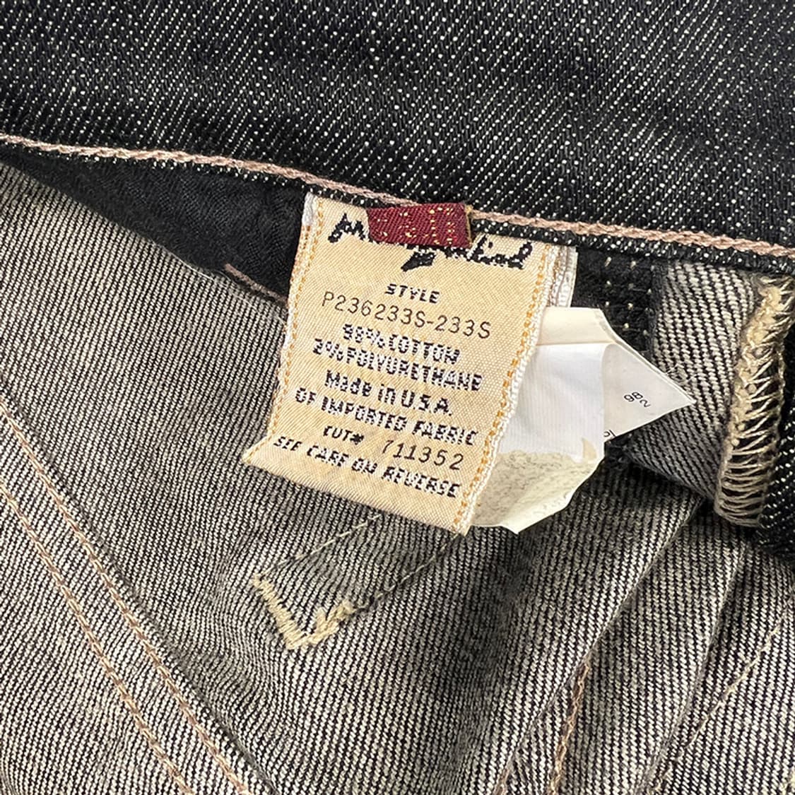 세븐진 블랙 데님 팬츠 44, 55 상품이미지3