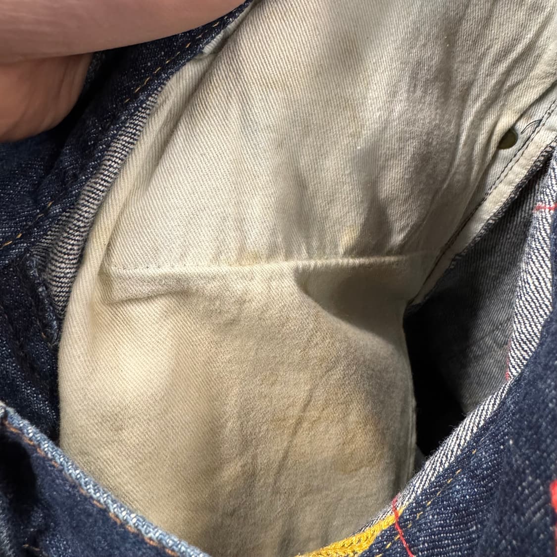 타미힐피거 데님 팬츠 후면 레터링 빅 로고 포인트 중청 상품이미지10