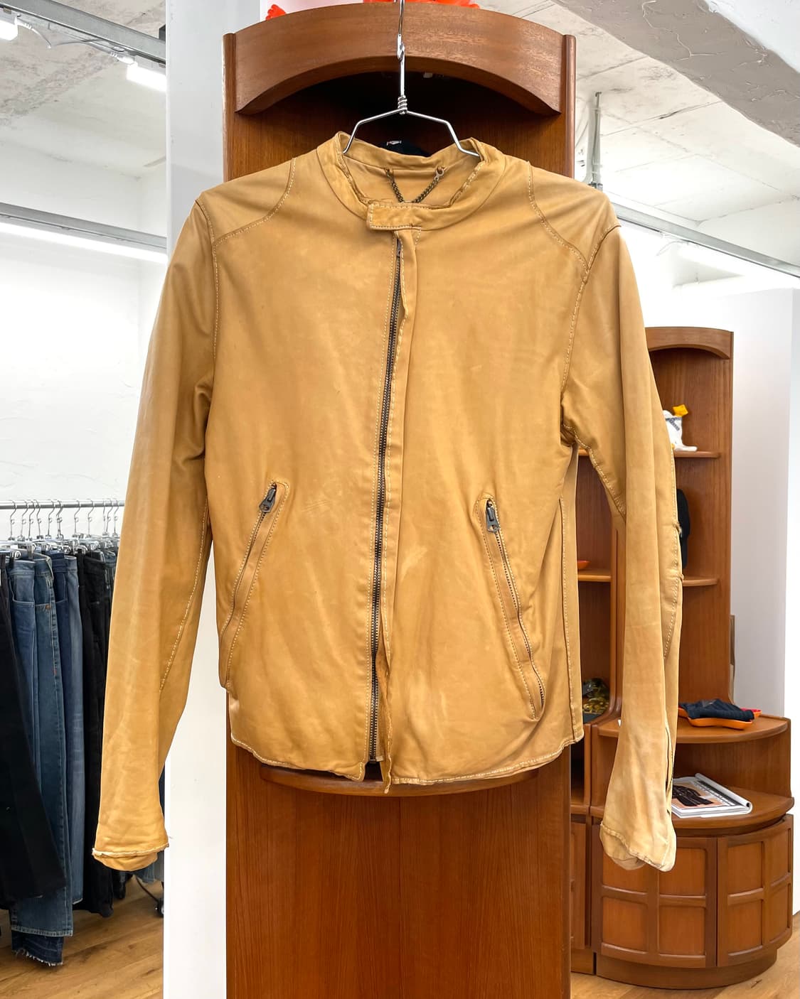 [S] sisii 레더 자켓 상품이미지1