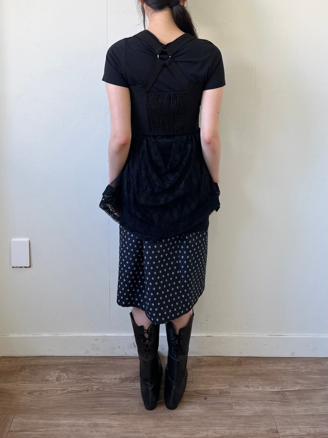 BUBBLES 블랙 뷔스티에 탑 상품이미지10