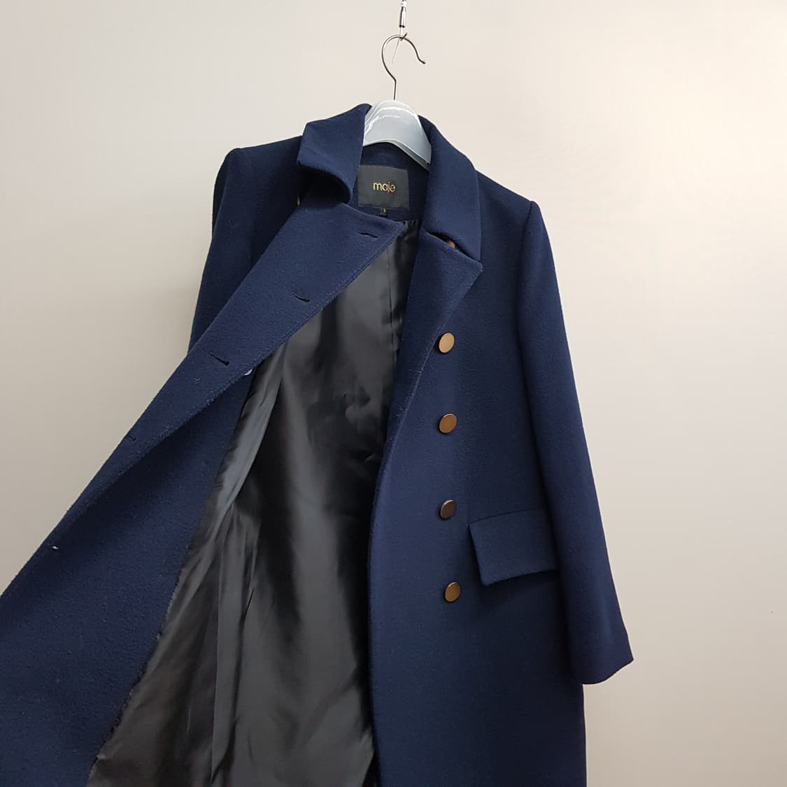 maje 마쥬  더블 버튼 롱 코트 38사이즈 상품이미지6
