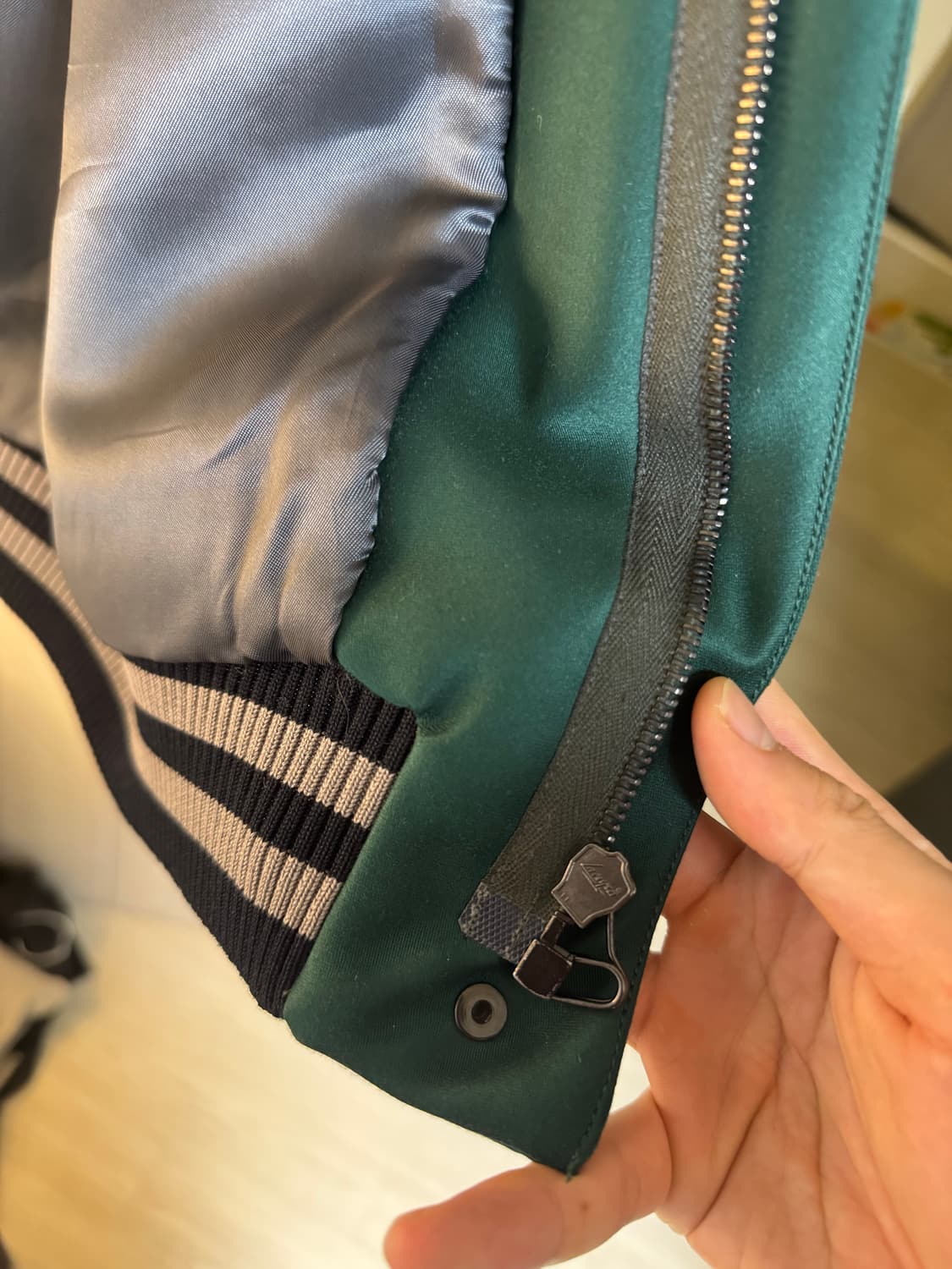 랑방 52 사틴 봄버자켓 rampo  상품이미지3