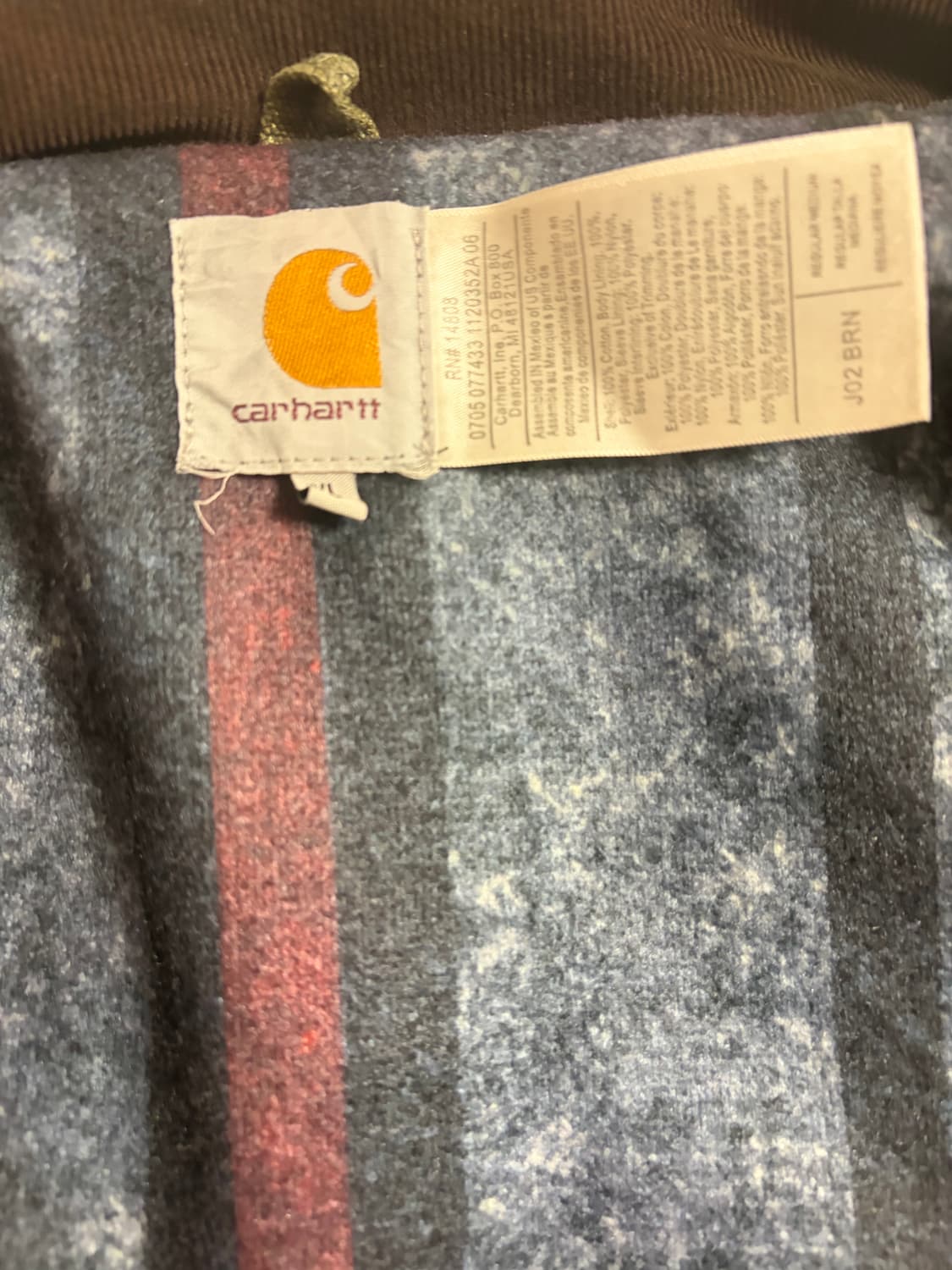 칼하트 카키 자켓 xl 상품이미지2