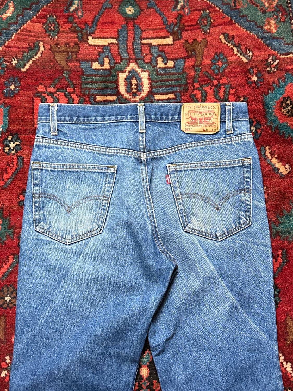 90's USA Made 리바이스 517 부츠컷 플레어진 상품이미지6