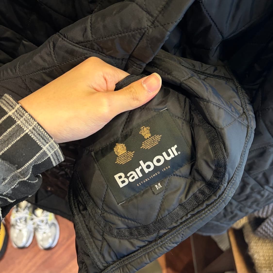 15614 - 바버 퀄팅 자켓 상품이미지5