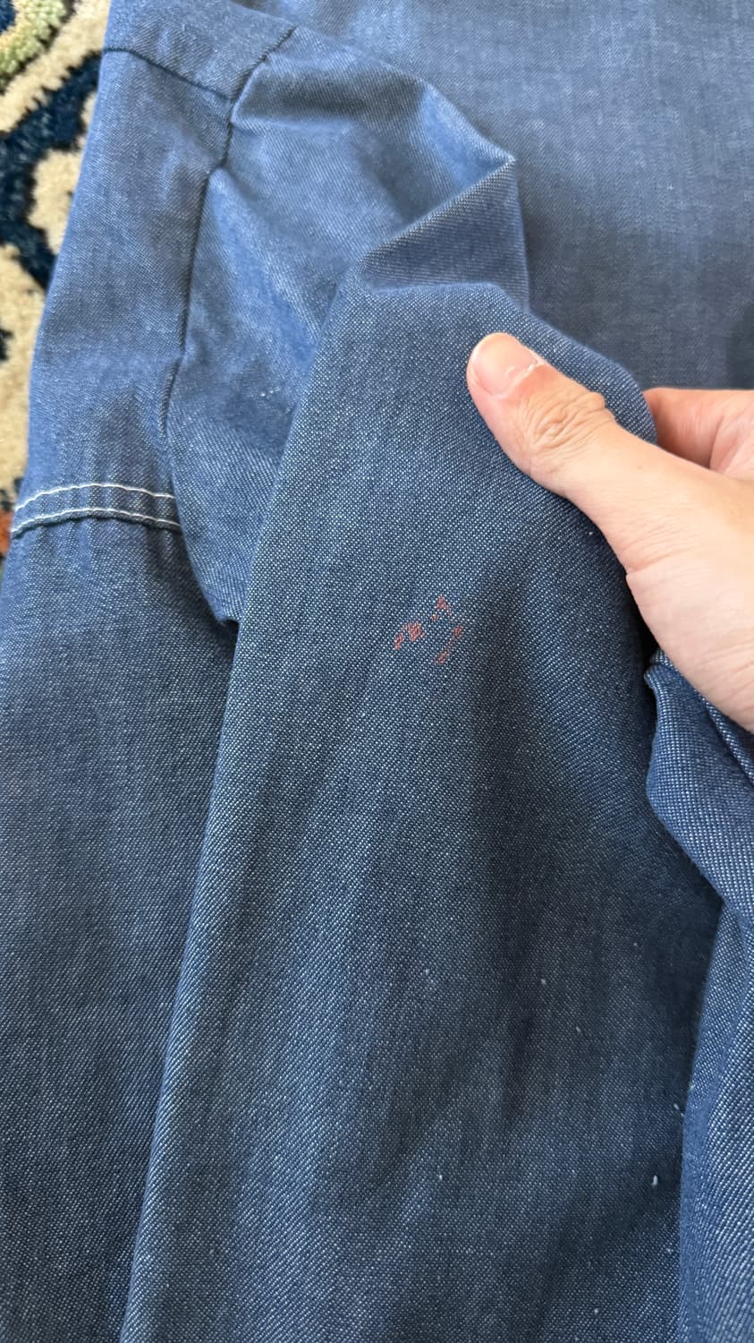 70s JC Penney painting denim shirt 상품이미지7