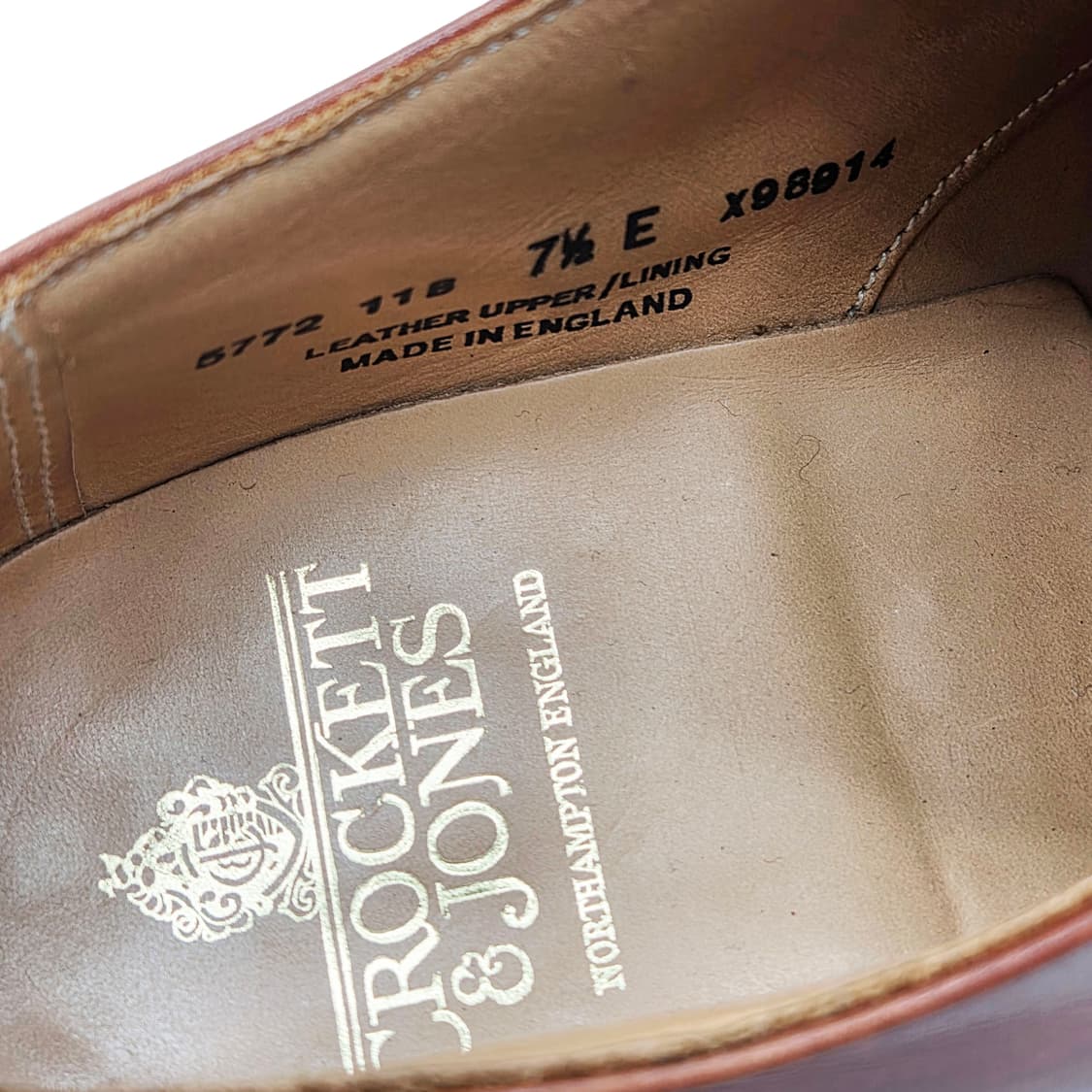 크로켓앤존스 더블 몽크 스트랩 슈즈 브라운 (7 1/2)   상품이미지4