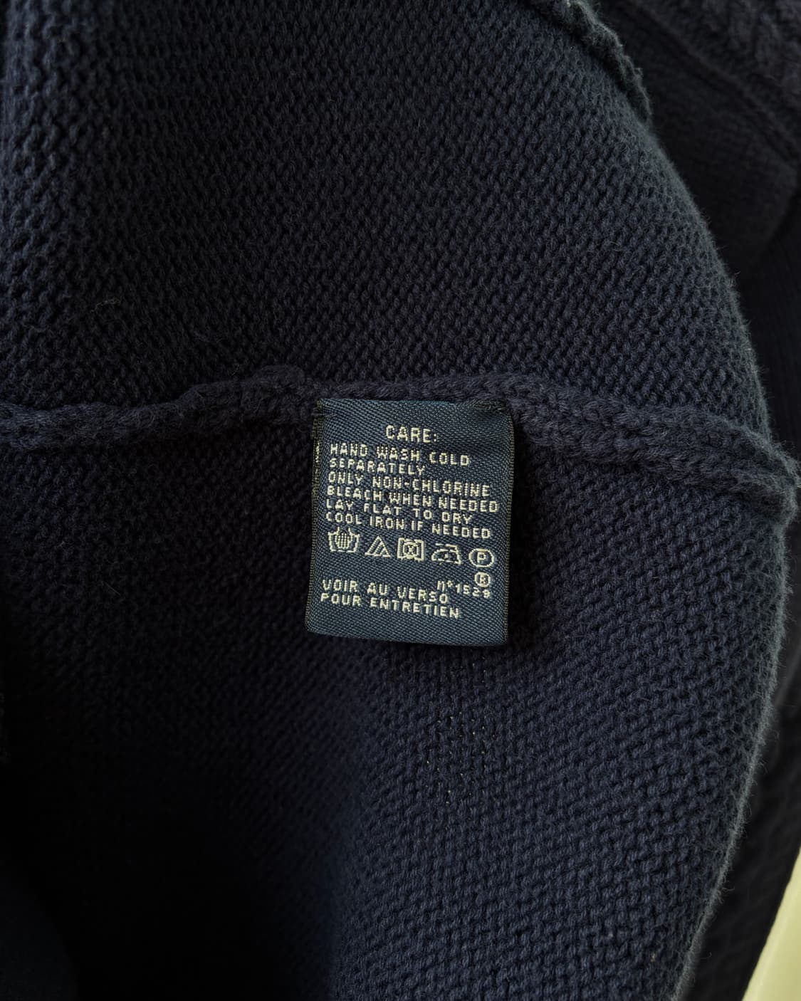 [S]폴로 랄프로렌 여성 케이블 니트 집업 navy 상품이미지7