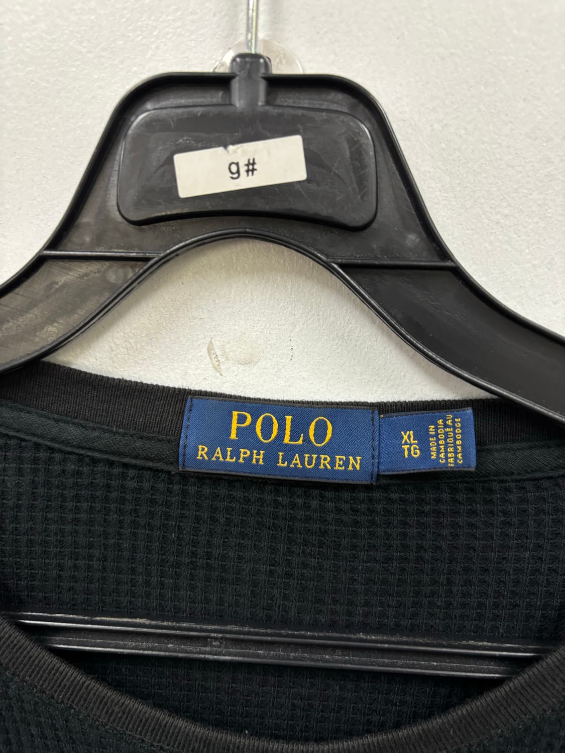 폴로랄프로렌 와플 긴팔티 상품이미지4