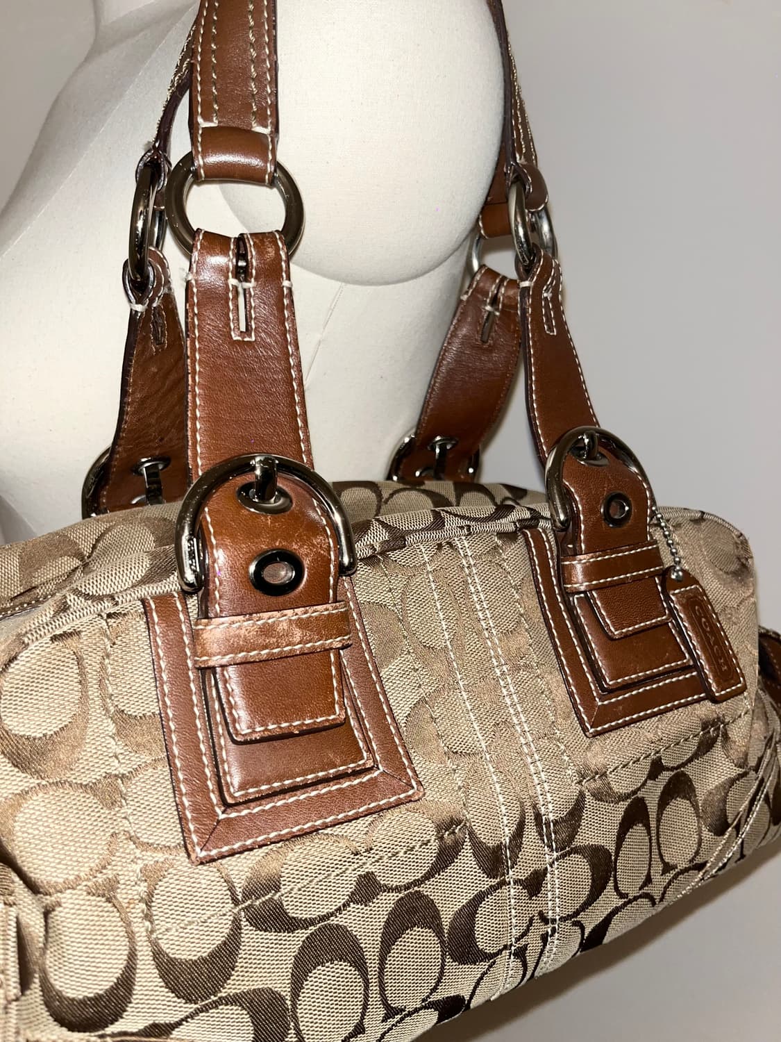 📦 Coach Signature brown Shoulder Bag 상품이미지4