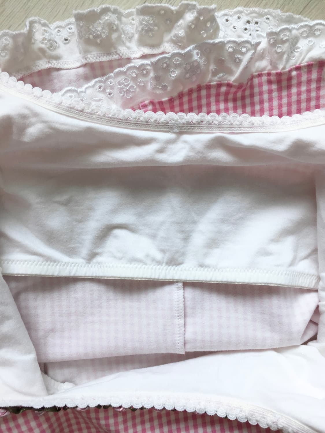 Coquette baby Corsage Check Top 상품이미지10