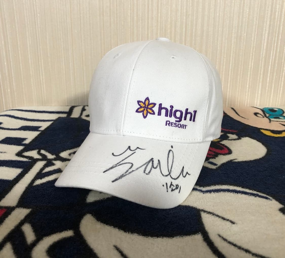 하이원리조트 여자오픈 골프모자/이소미프로 싸인모자 상품이미지1