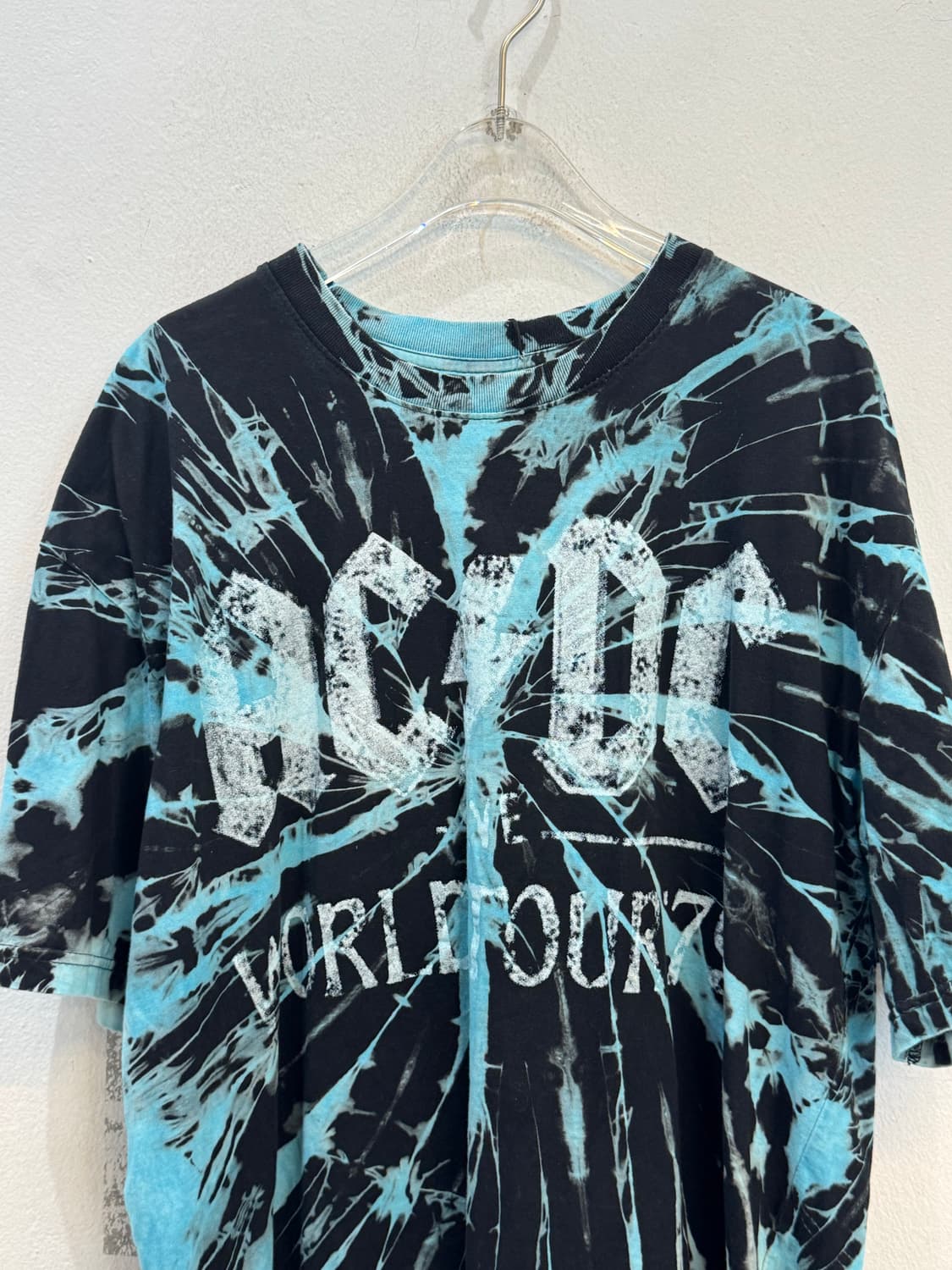 AC/DC tie-dye T-shirt  상품이미지3
