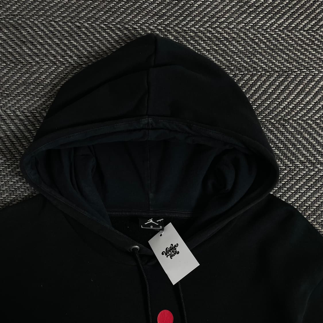 조던 빅로고 박시핏 배색 후드 티셔츠 o 3027 상품이미지4