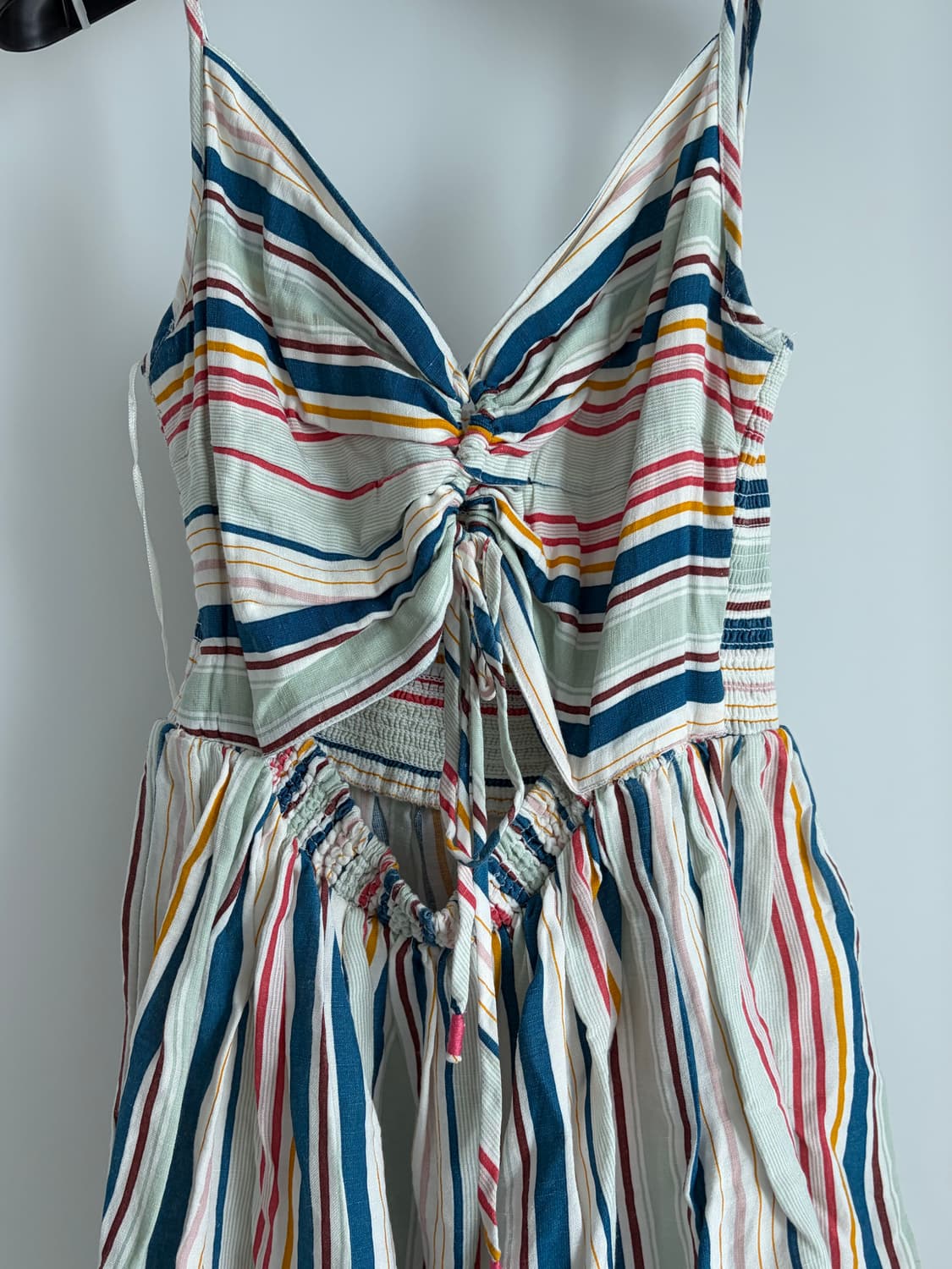 Anthropologie 스트라이프 끈나시 원피스 상품이미지2