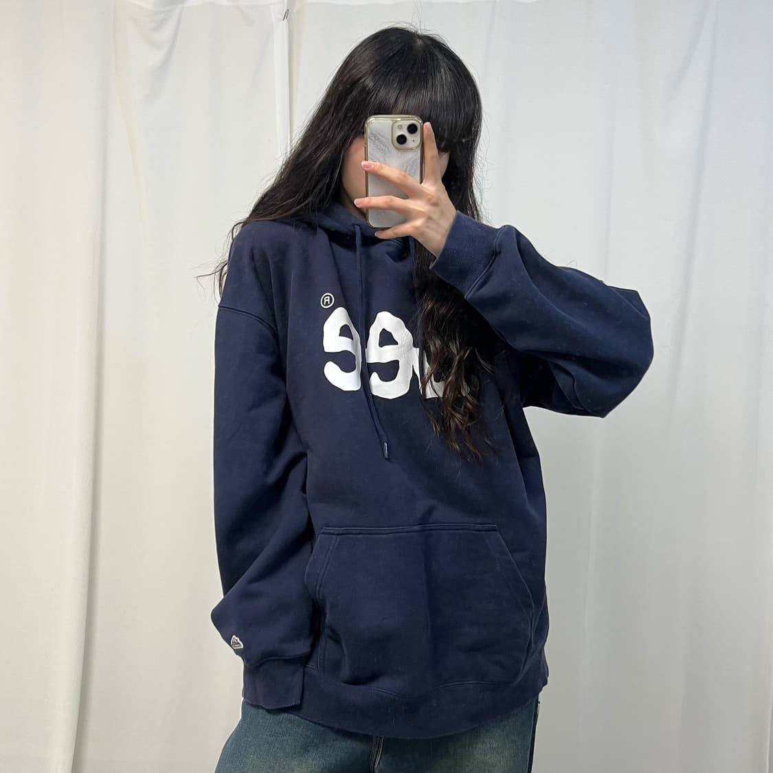 LEE navy hoodie 상품이미지1