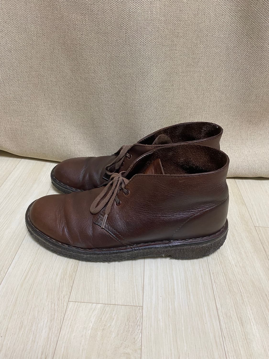 [245] 클락스 데저트 처카 부츠 브라운 가죽 상품이미지3