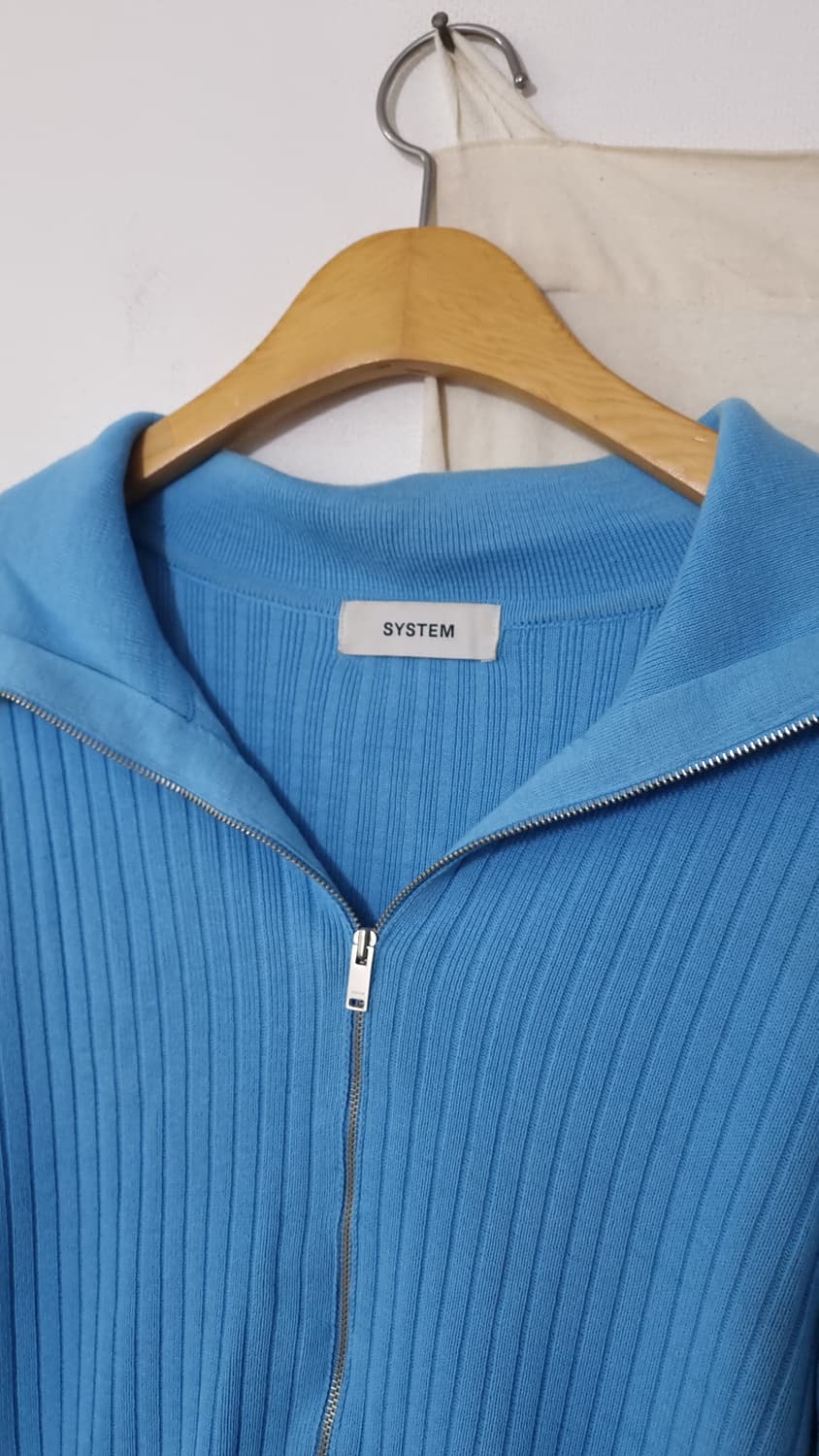 SYSTEM 세일러 칼라 볼드 리브 니트 점퍼 상품이미지3