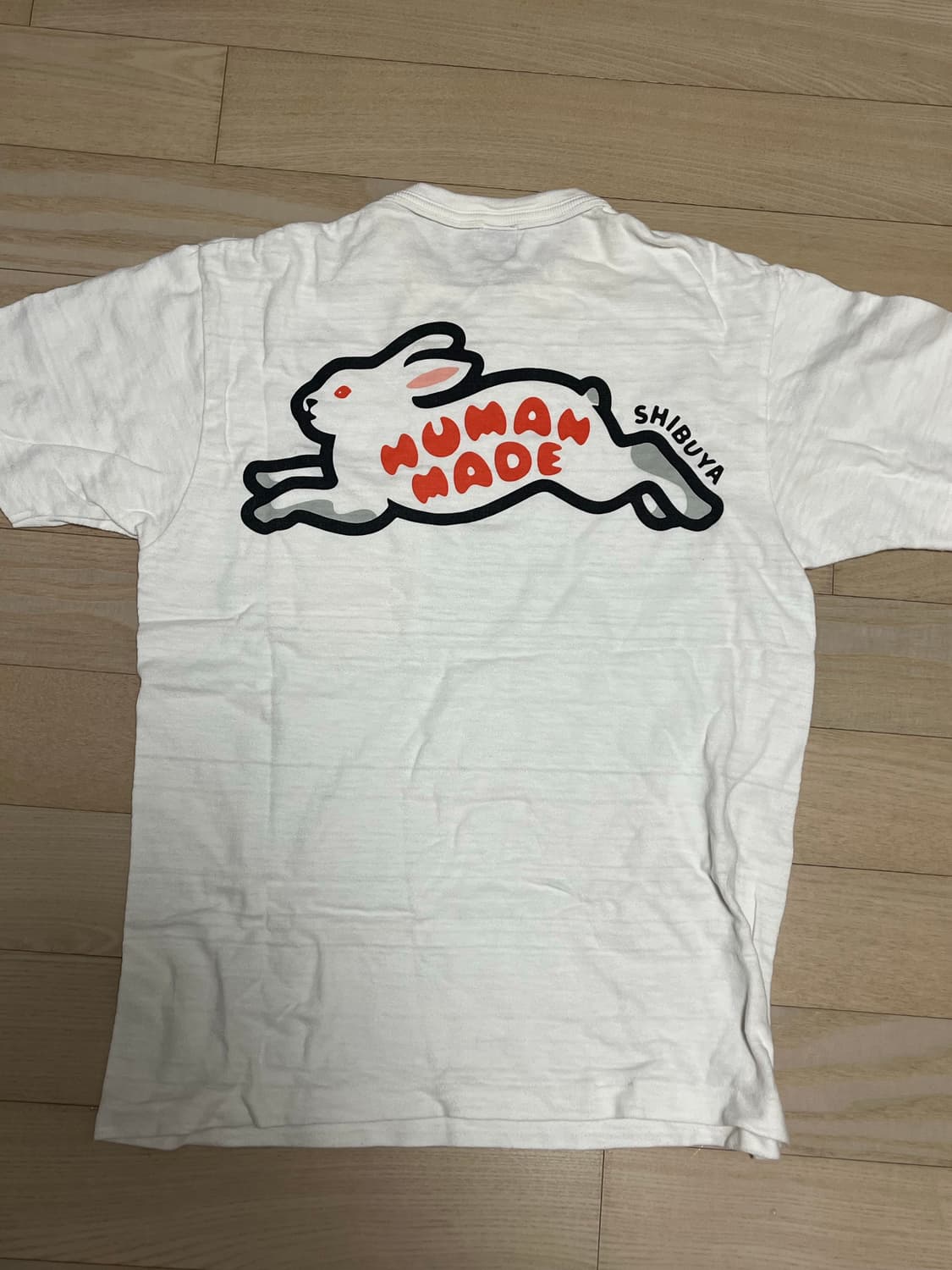 휴먼 메이드 포켓 티셔츠 화이트 S시부야 파르코 스토어 한정 상품이미지2