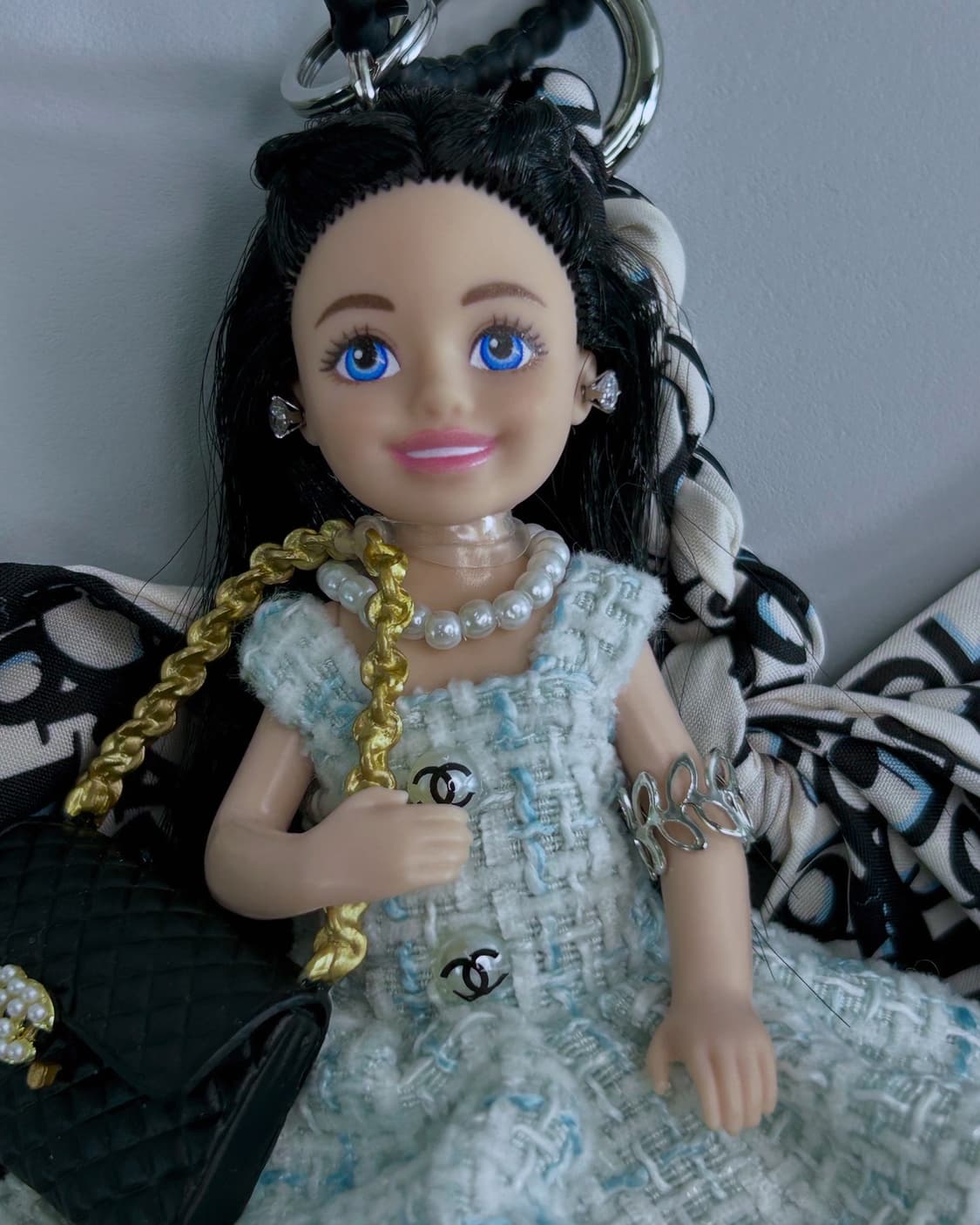 (7)바비키링 정품USA 마텔사 바비인형 커스텀키링 상품이미지4