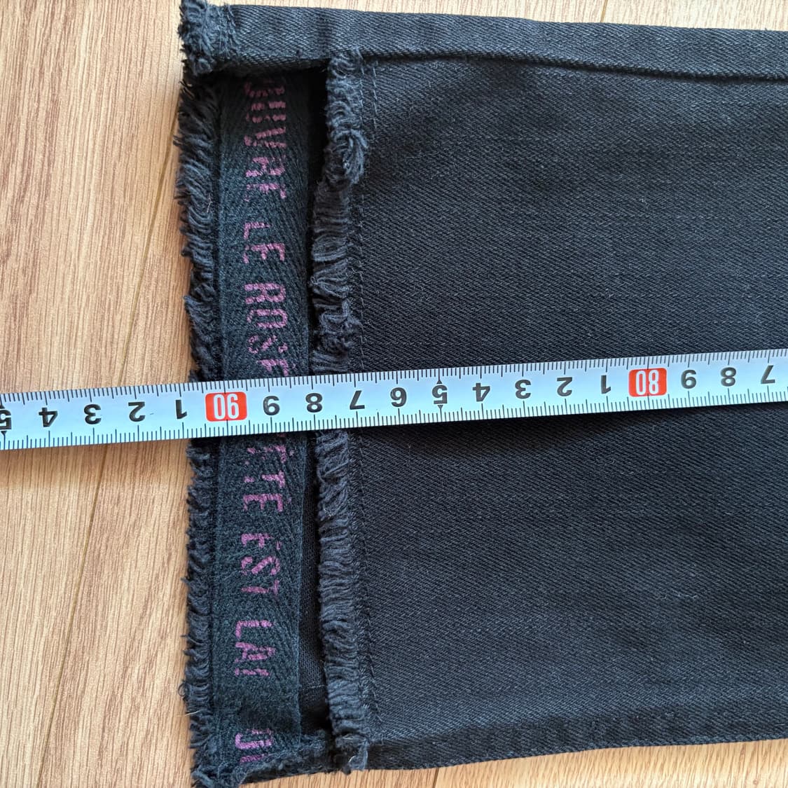 TIME 블랙 데님 팬츠 61-90 상품이미지7