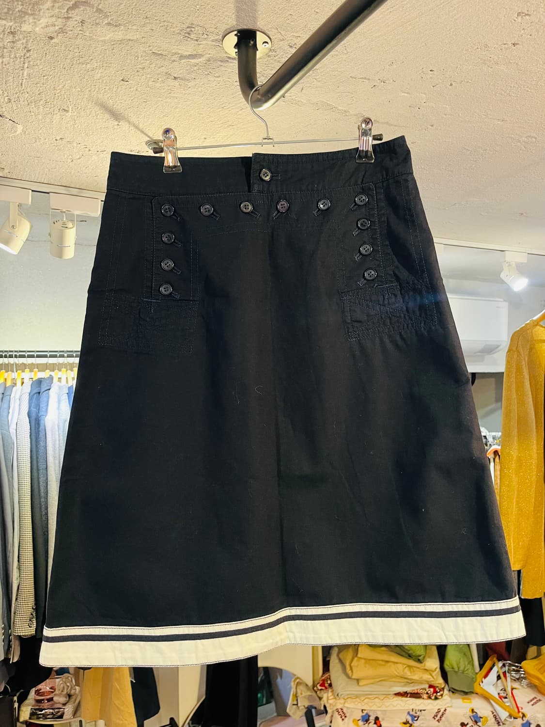 꼼데가르송 13버튼 스커트 (미 해군 세일러 팬츠 모티브) 상품이미지1