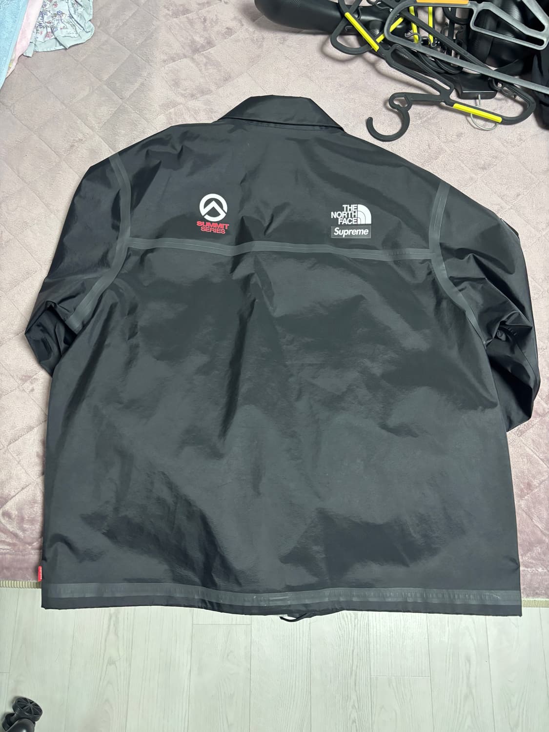 슈프림 노스페이스 테이프심 코치 자켓 블랙 XL 상품이미지4