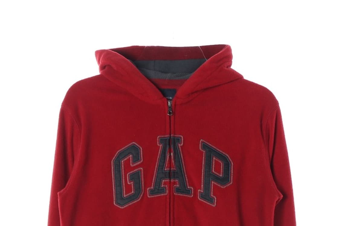 GAP KIDS 레드 플리스 후드집업 상품이미지3