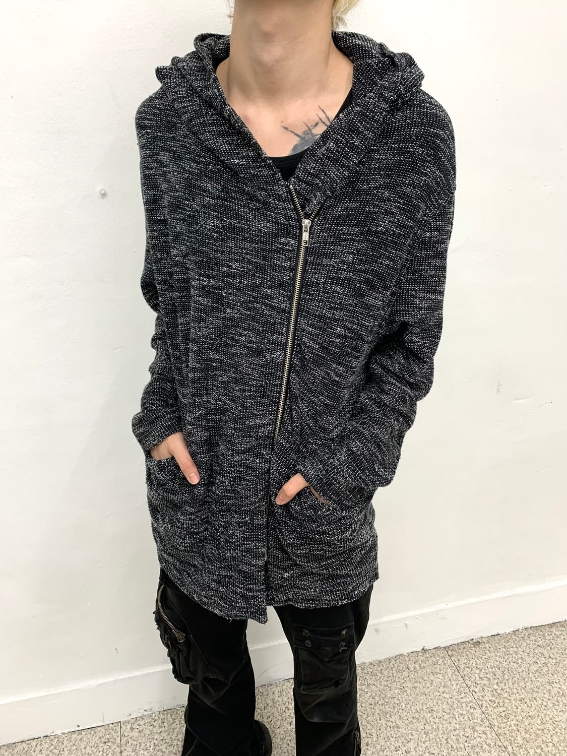 Jeanasis assymetrical hood jacket   상품이미지1