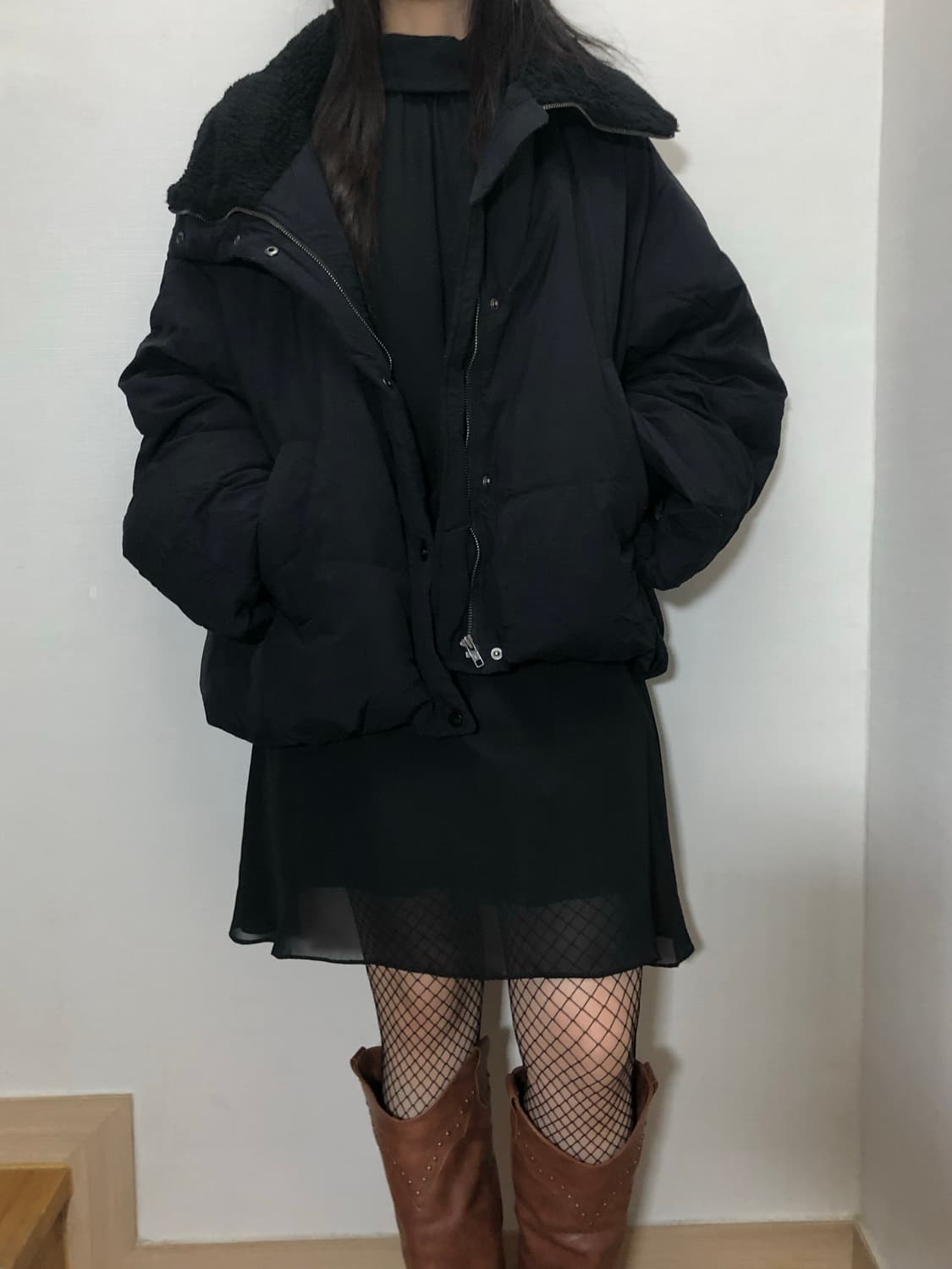 빈티지 톰보이 블랙 점퍼 상품이미지2